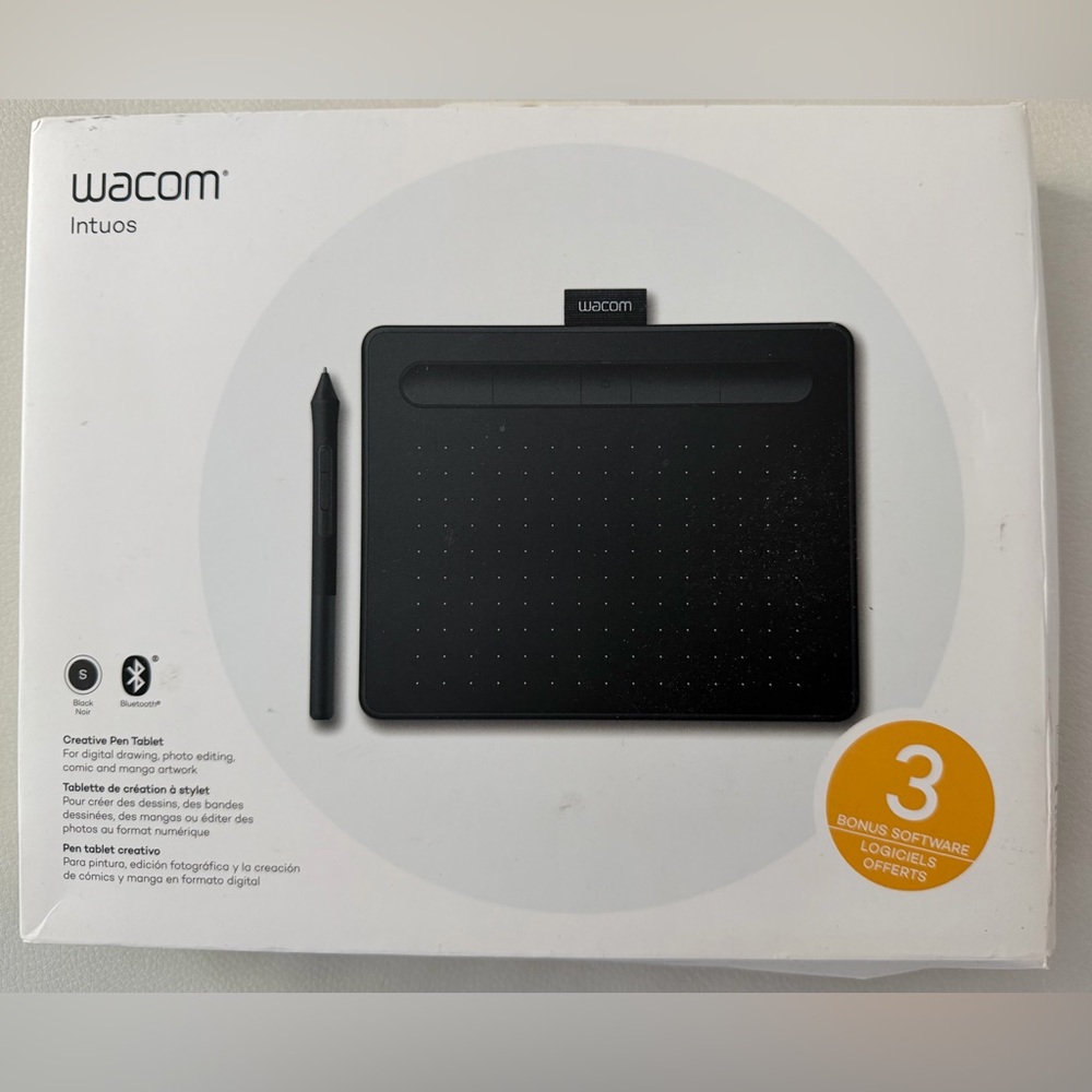 Intuos Small Black Graphics Drawing Tablet with Pen